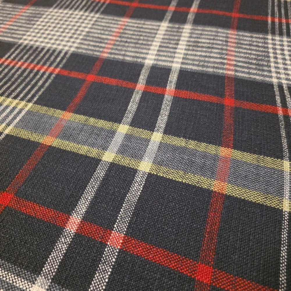 Pottery Barn Wrangler Plaid Duvet Cover Full/Queen Organic Cotton Button Closure